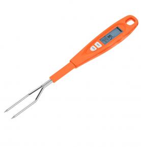 Digital Meat Thermometer Fork for Grilling and Barbecue with Alarm