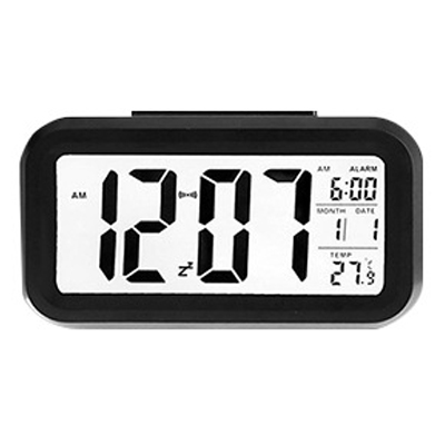 Night Light Snooze LCD Digital Table Alarm Clock