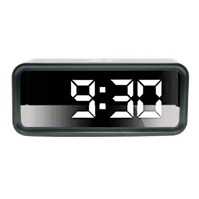 Large LED Display Multifunction Mirror Electronic Desk Clock