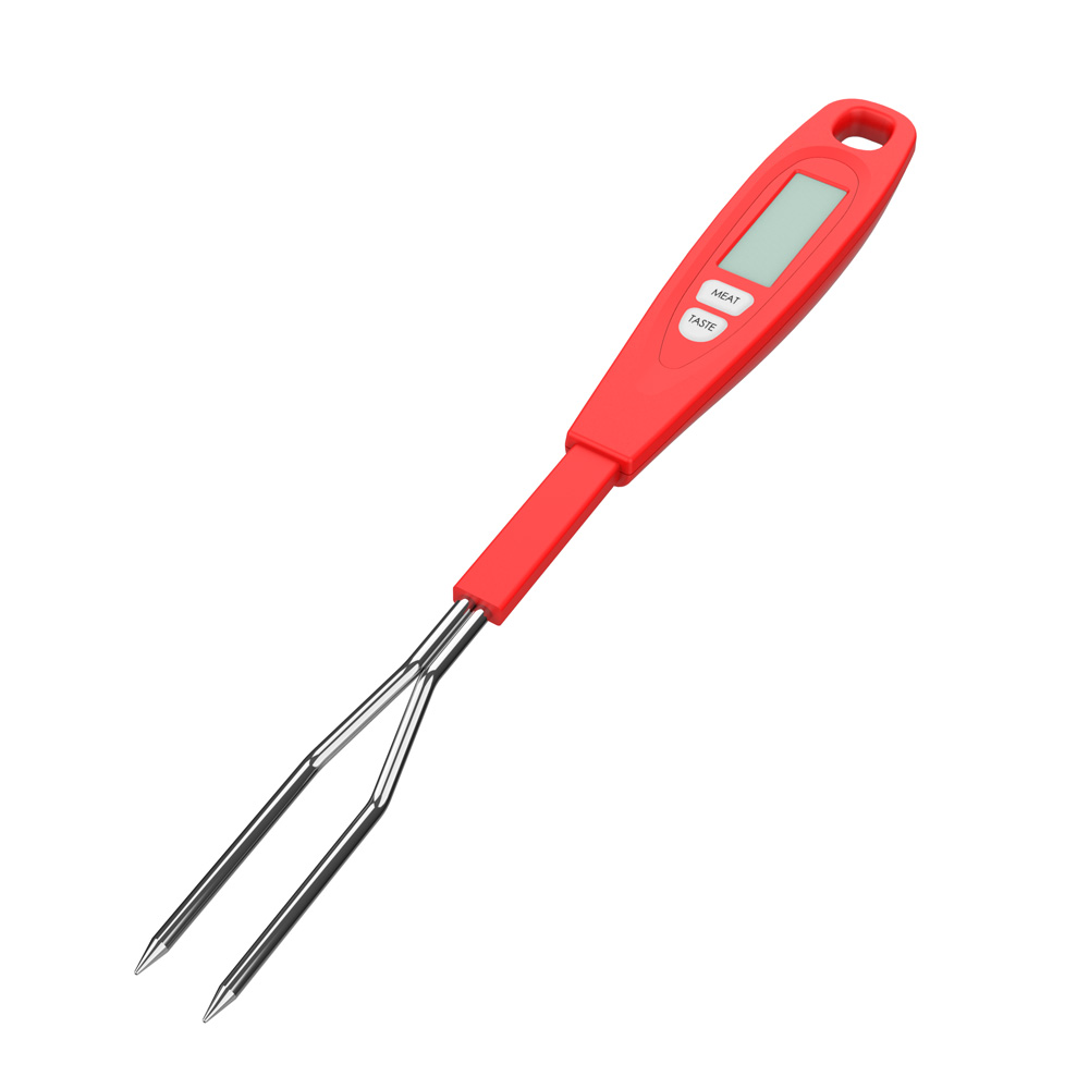 Digital Meat Thermometer Fork for Grilling and Barbecue with Alarm Manual Document